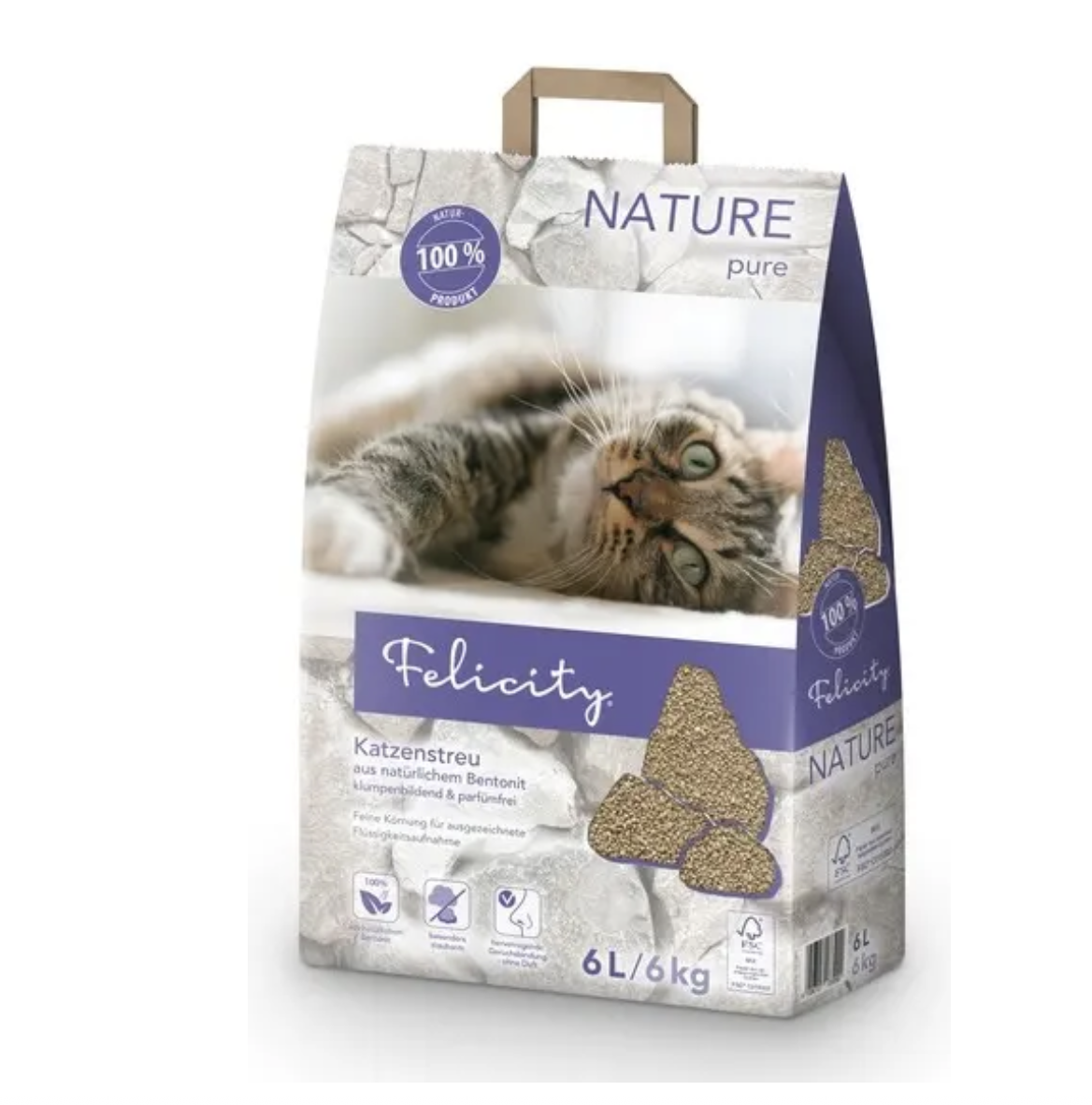 Felicity 6l /6kg Nature pure Bentonit 