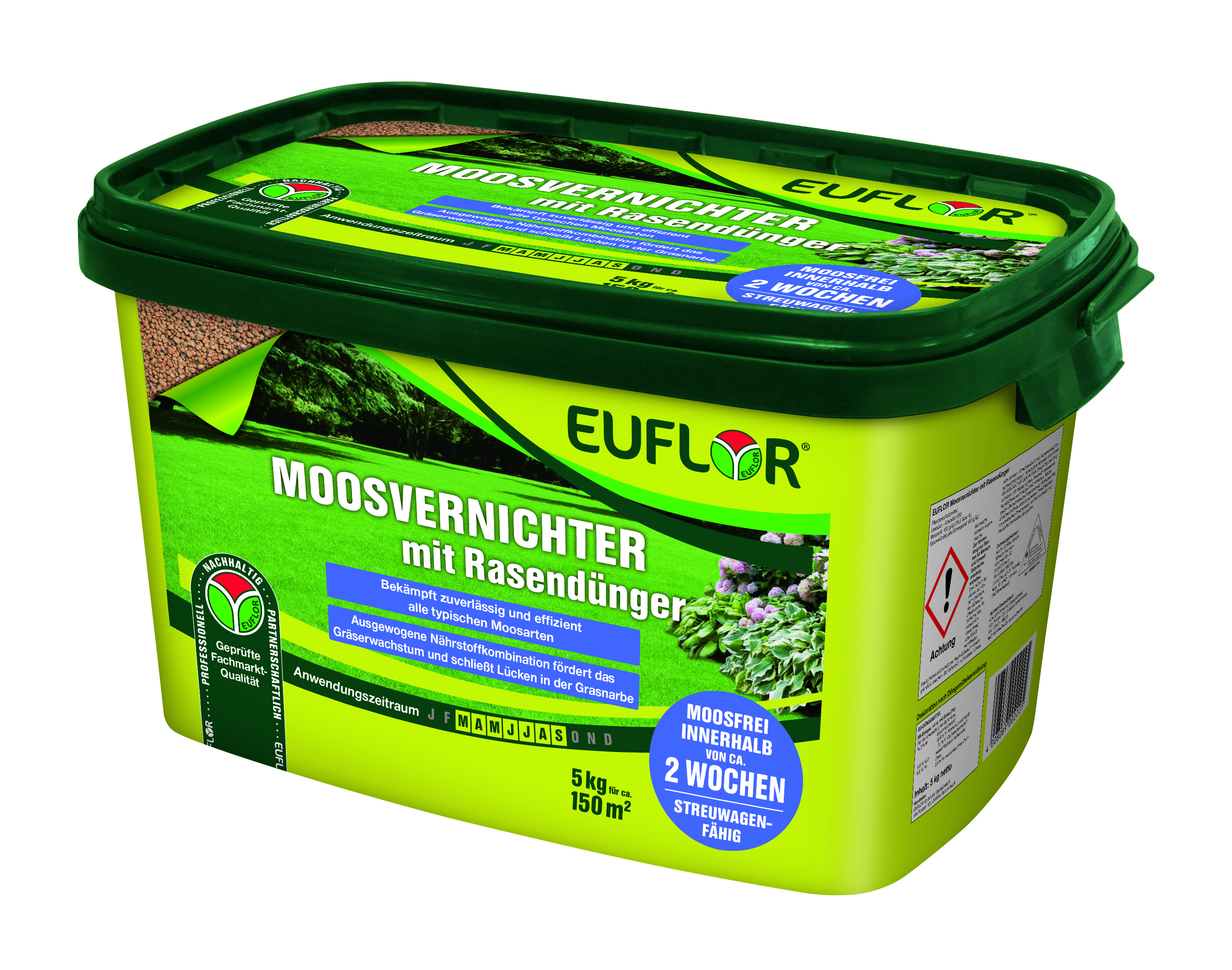 Euflor Moosvernichter mit Rasendünger