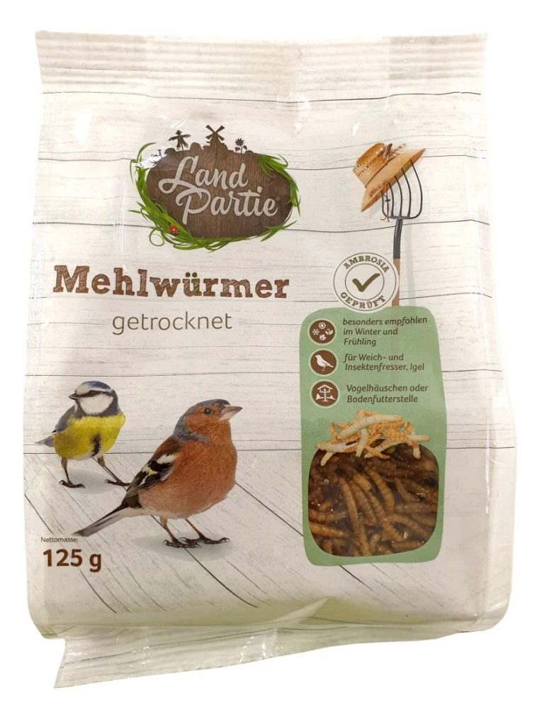 LandPartie 125g Mehlwürmer
