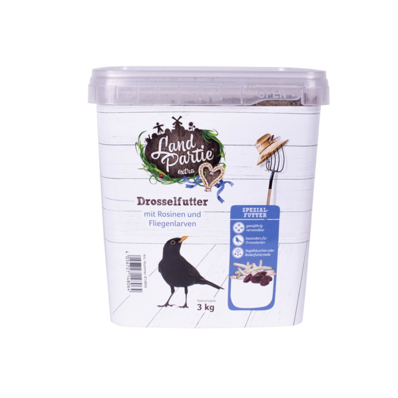 LandPartie 3kg Eimer Drosselfutter