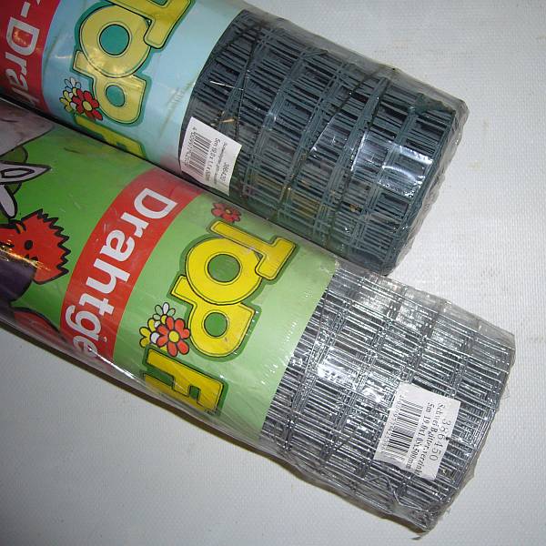 Drahtgitter, verzinkt, fein, 5 Mtr.-Rolle