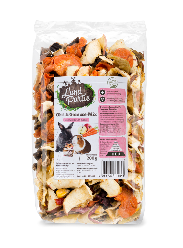 LandPartie 200g Obst-Gemüse-Mix 