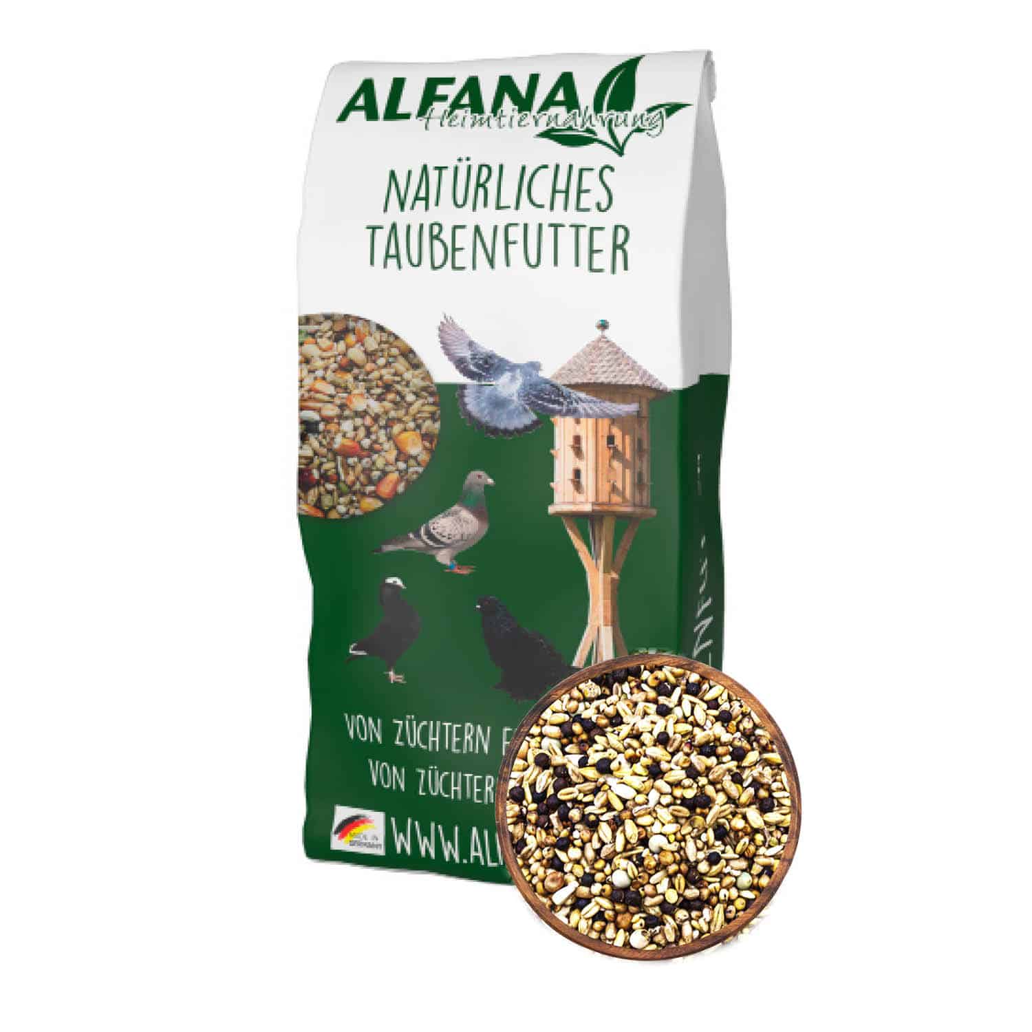ALFANA Extra fein Taubenfutter o. Mais, 25 kg