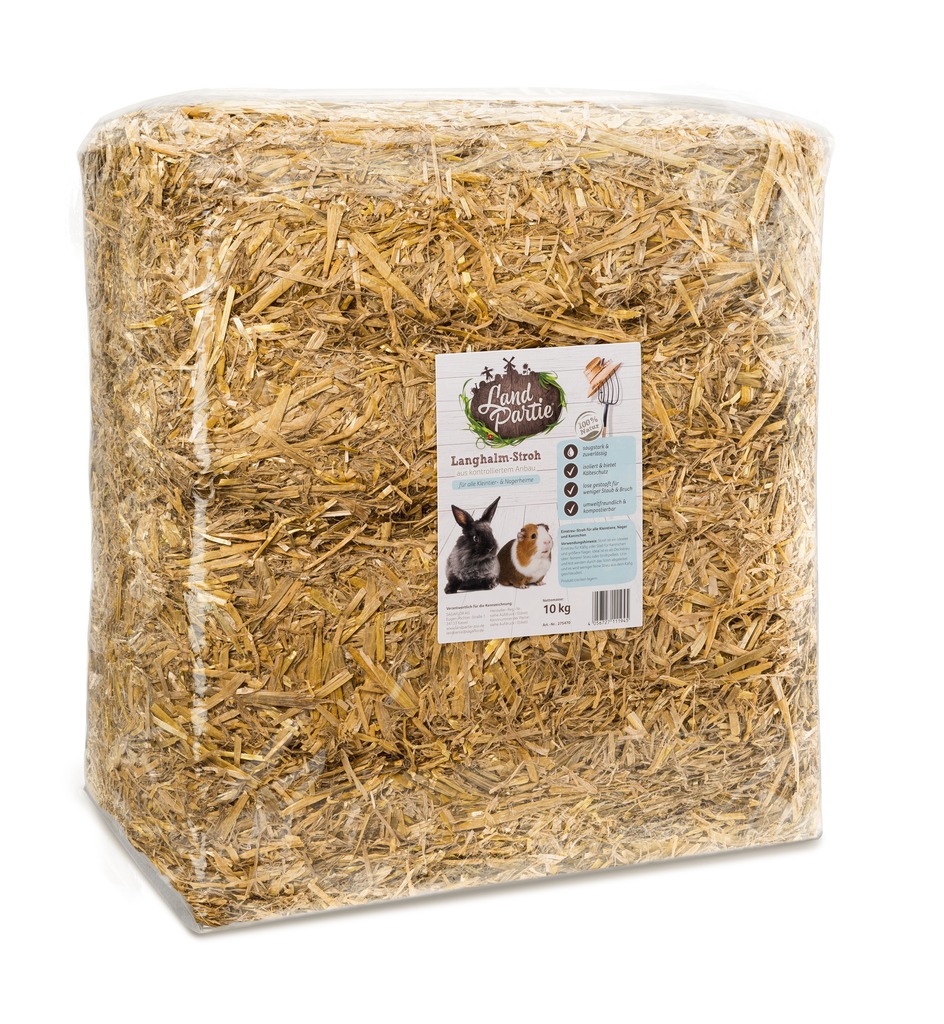 LandPartie 10kg Langhalm-Stroh