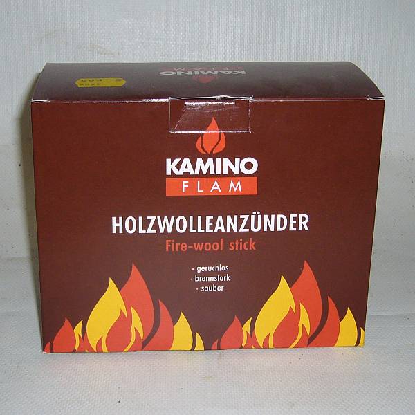 Kaminoflam Kaminanzünder Holzwolle