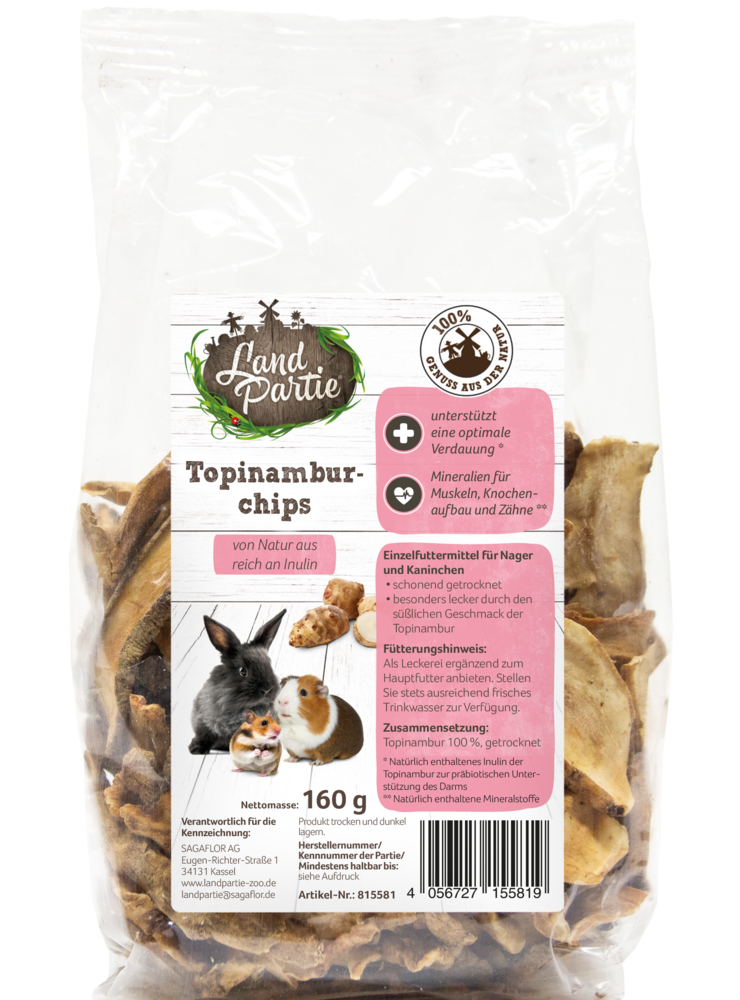 LandPartie Topinamburchips 160g