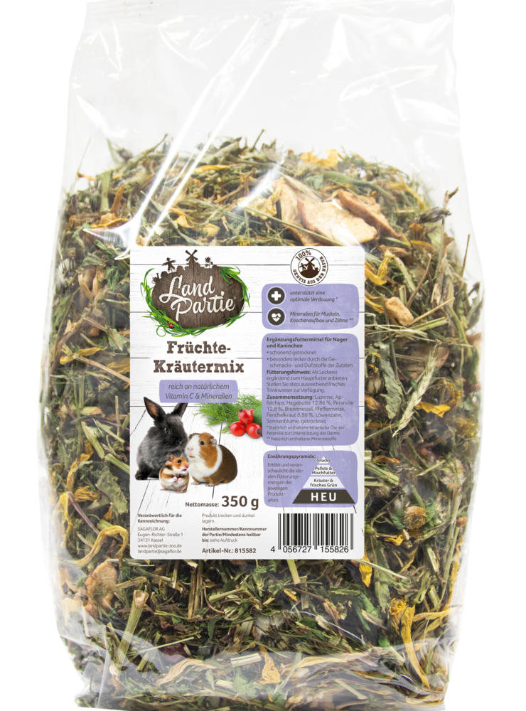 LandPartie Früchte-Kräutermix 350g